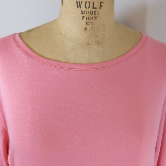 Talbots 2X Rose Pink Top NWT - Picture 2 of 6